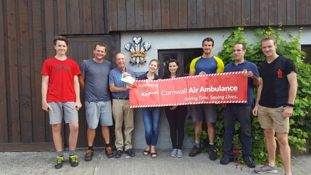 Camel Valley Vineyard donations to Cornwall Air Ambulance tops 20000