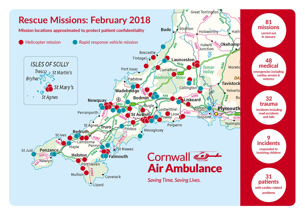 Mission map February 2018