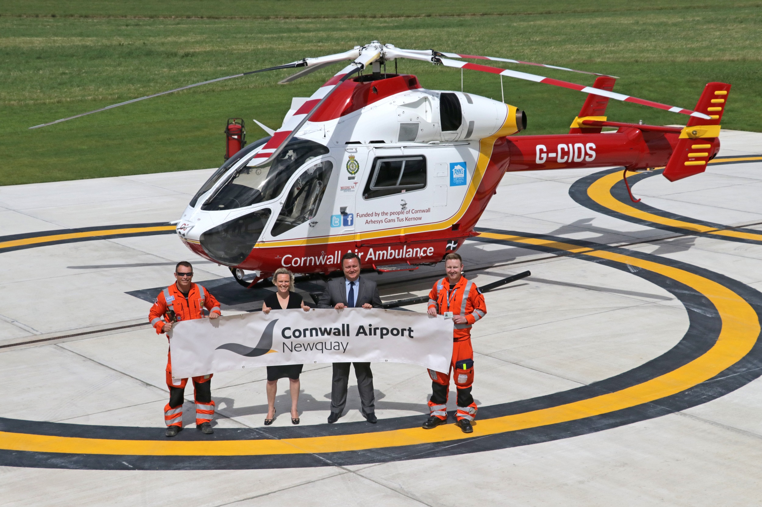 Airport names Cornwall Air Ambulance as charity of the year