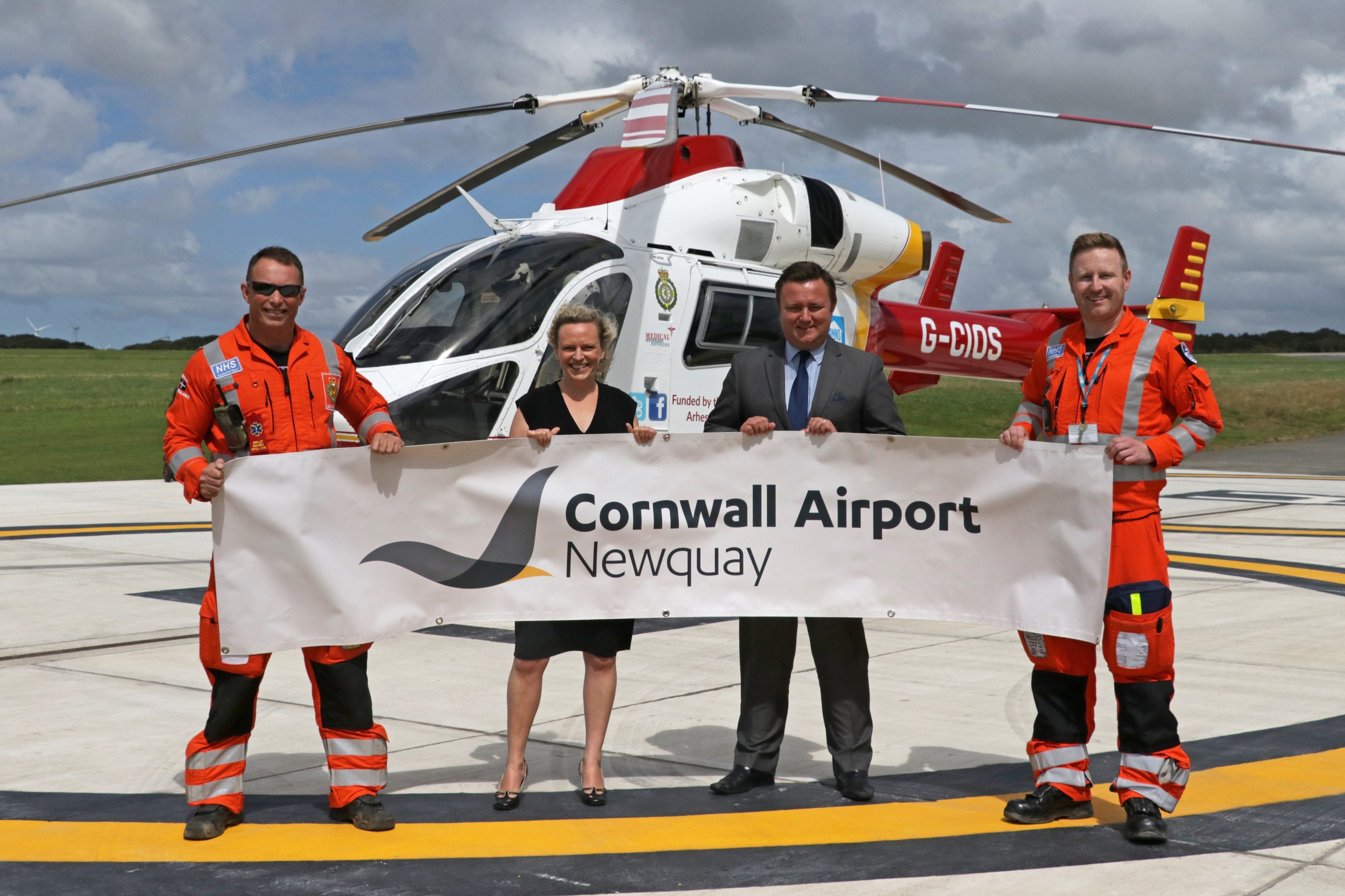 Airport names Cornwall Air Ambulance as charity of the year