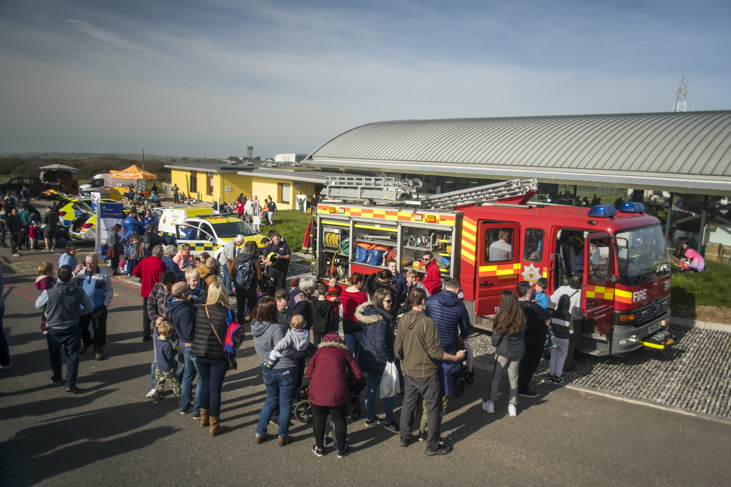 Overwhelming support for first ever Blue Light Day Cornwall Air Ambulance