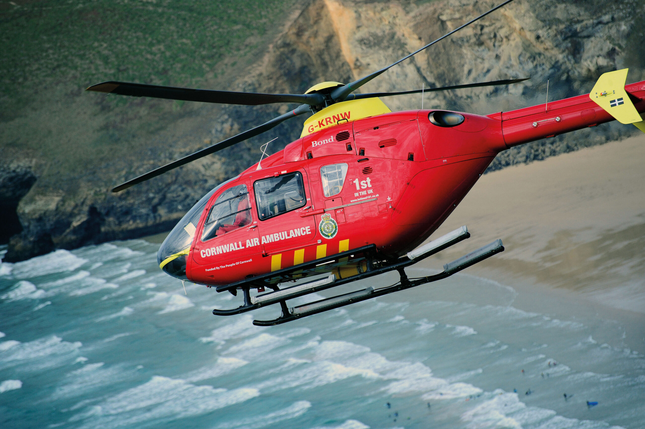 Cornwall Air Ambulance Beach scaled