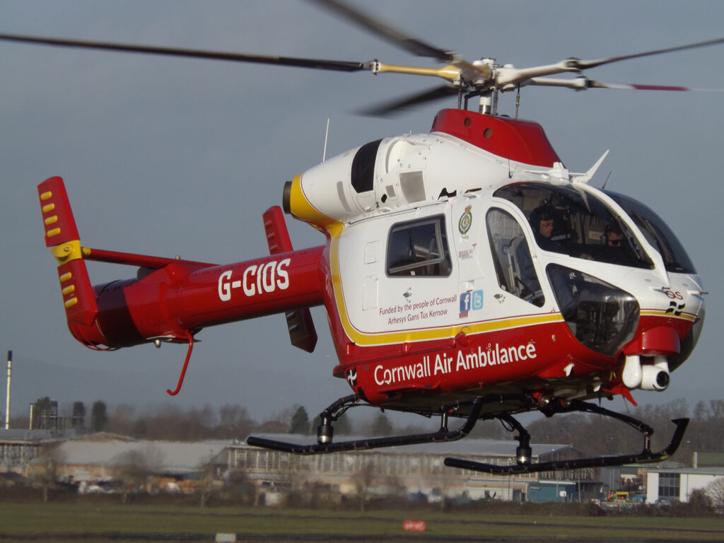 Cornwall Air Ambulance Md Helicopters Md 902 Helicopter