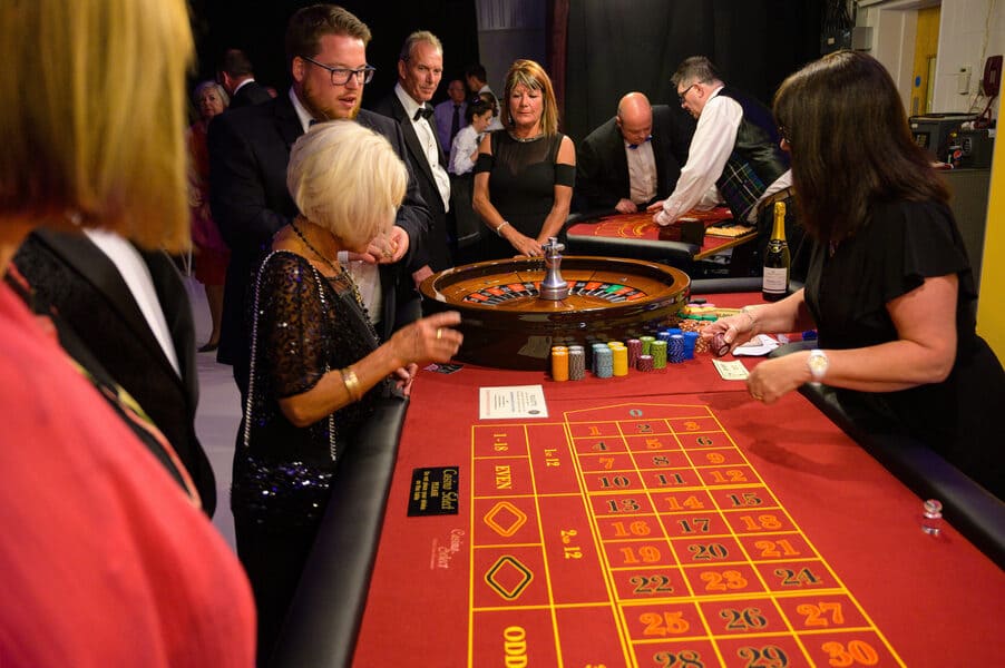 Lady Gambling At A Summer Ball