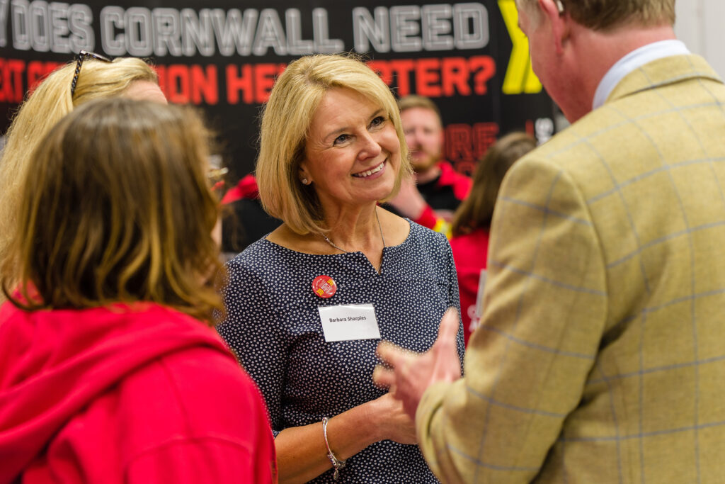 Barbara Sharples Mbe Cornwall Air Ambulance