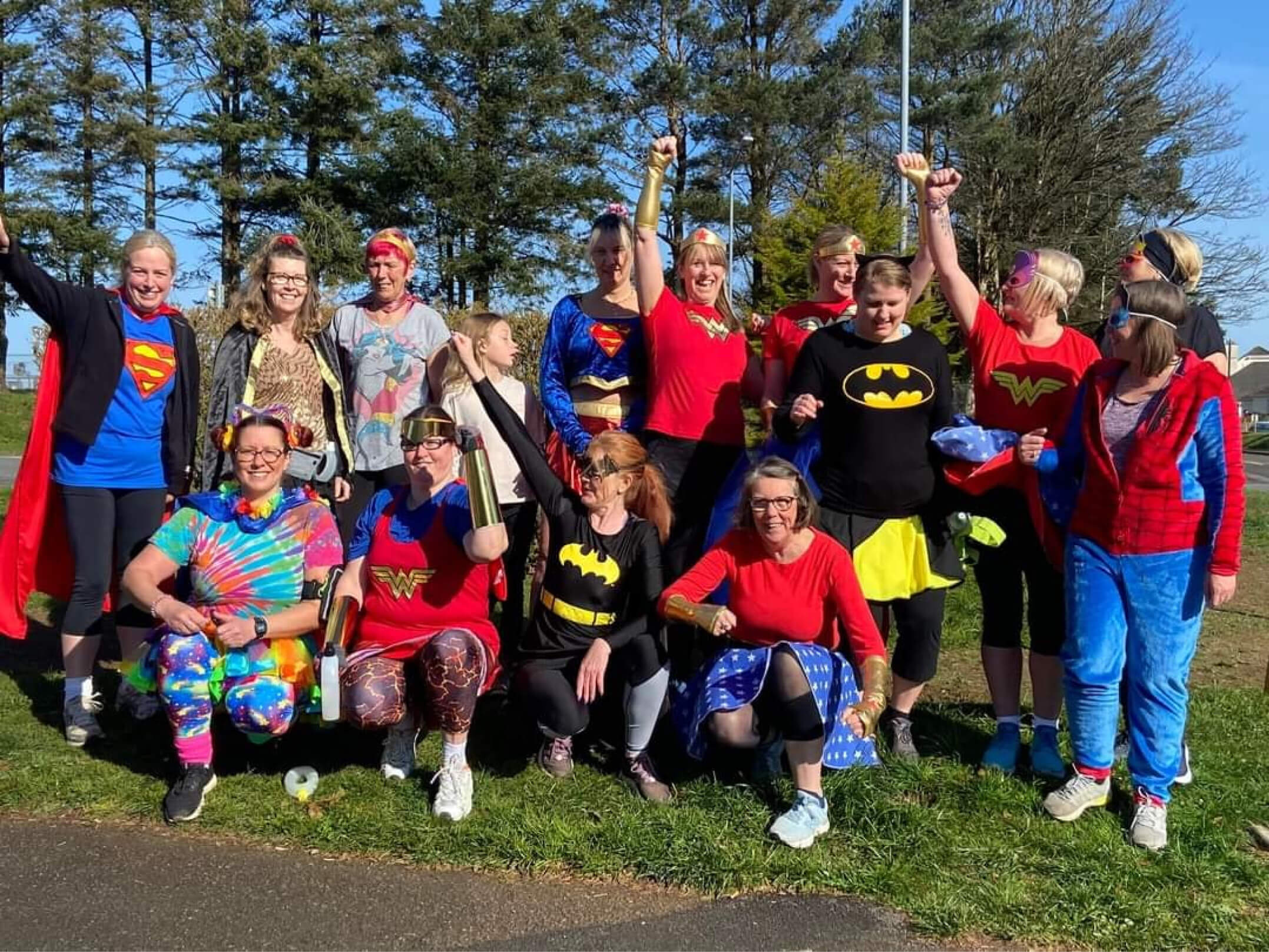 Fundraise group super heros community