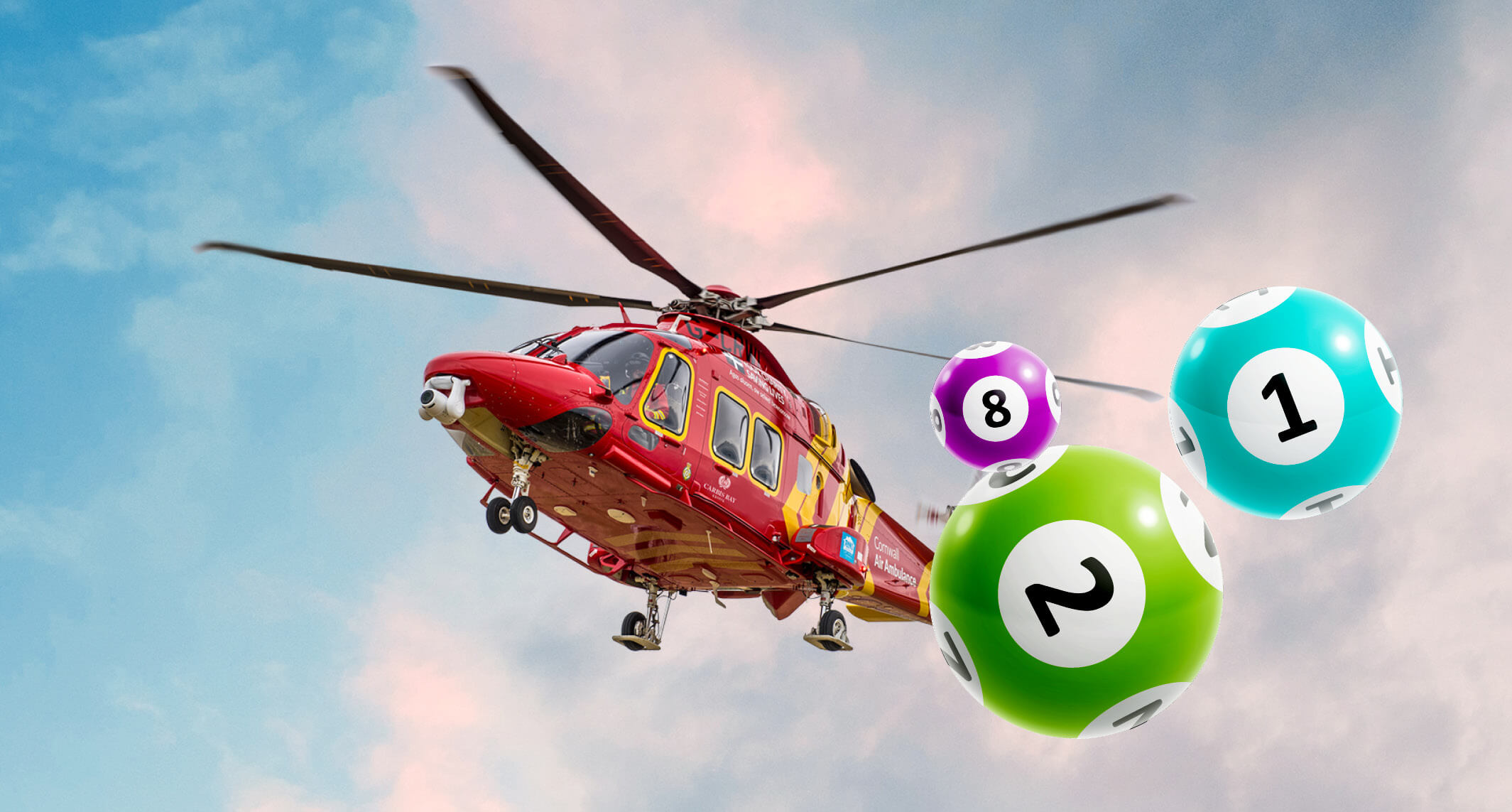 Heli And Lottery Balls