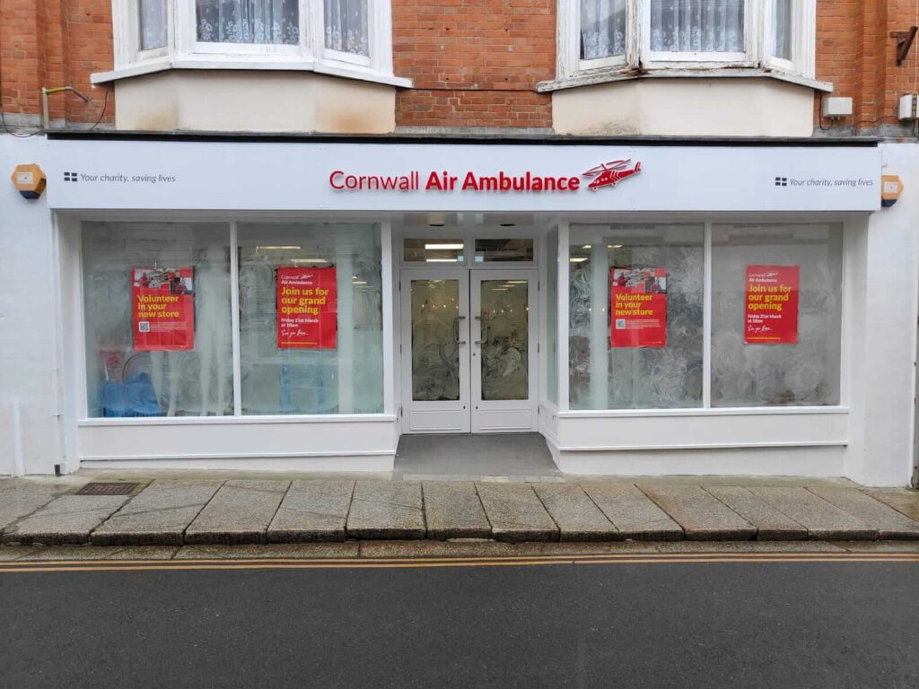 Launceston Charity Shop Cornwall Air Ambulance