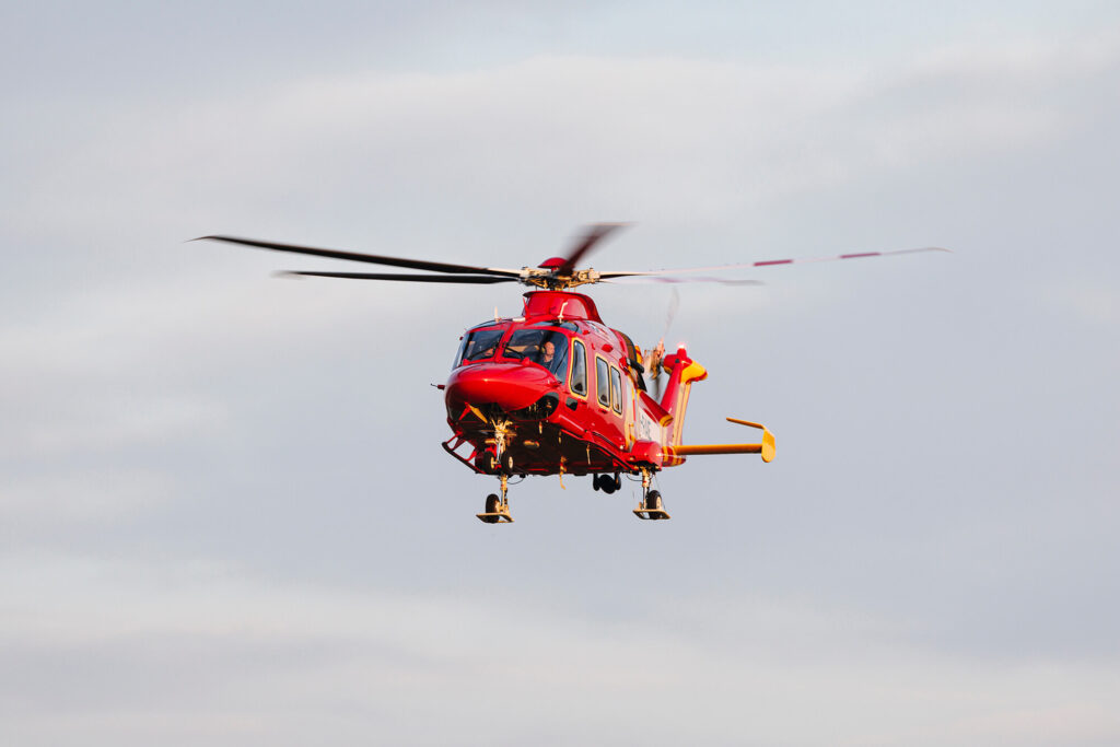 Leonardo AW169 helicopter