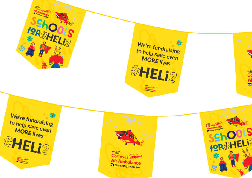 Schools For Heli2 Self Print Bunting Preview