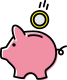 Icon Piggy Bank Donate Icon Piggy Bank Donate