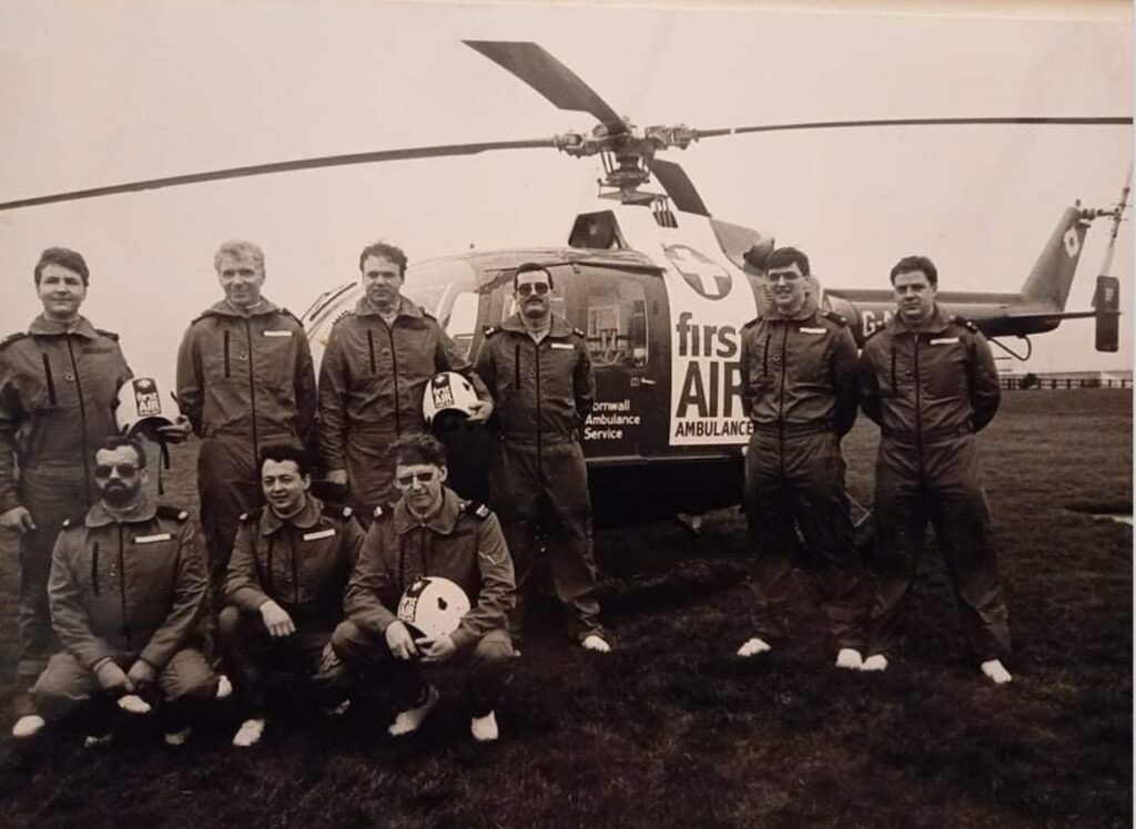 First aircrew - Late March 1987 Pr Launch Day