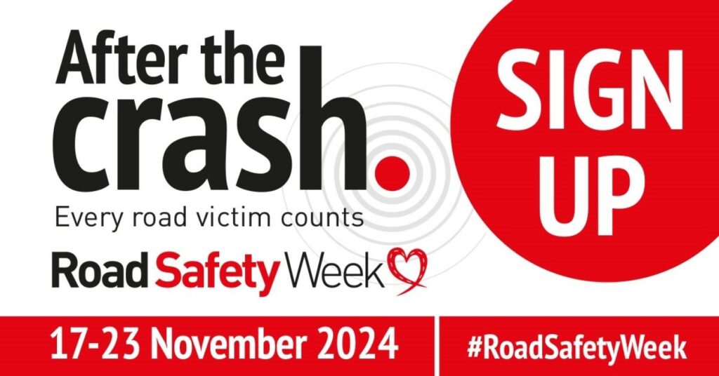 Road safety week poster